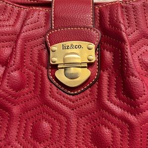 Red Liz and Co shoulder bag.